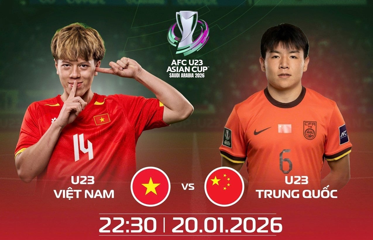 Tổng hợp link xem trực tiếp cặp trận bán kết U23 Việt Nam vs U23 Trung Quốc vào 22h30 hôm nay 20/01/2026 