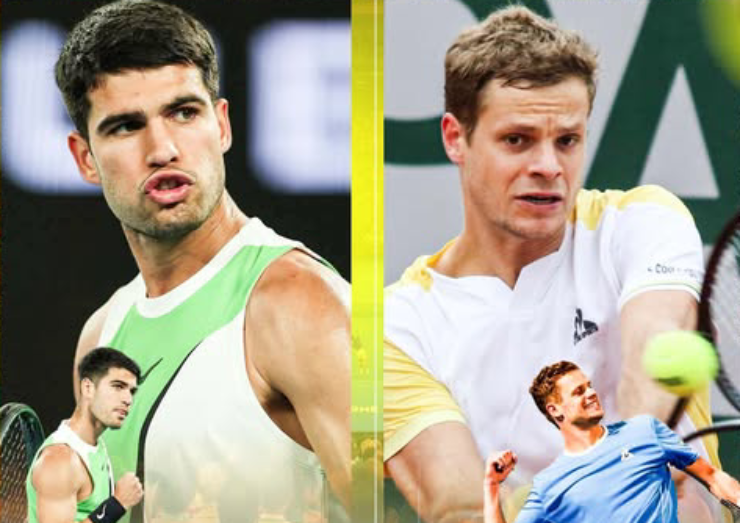 Carlos Alcaraz và Yannick Hanfmann đối đầu tại vòng 2 Australian Open 2026