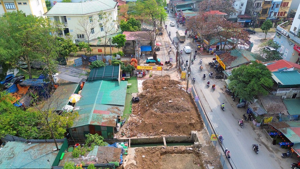 Hiện trạng đường Lĩnh Nam tại Hà Nội