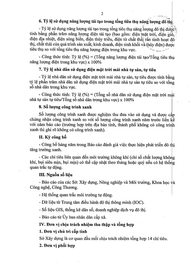 Hướng dẫn PHƯƠNG PHÁP TÍNH các tiêu chí phát triển đô thị xanh- Ảnh 3.
