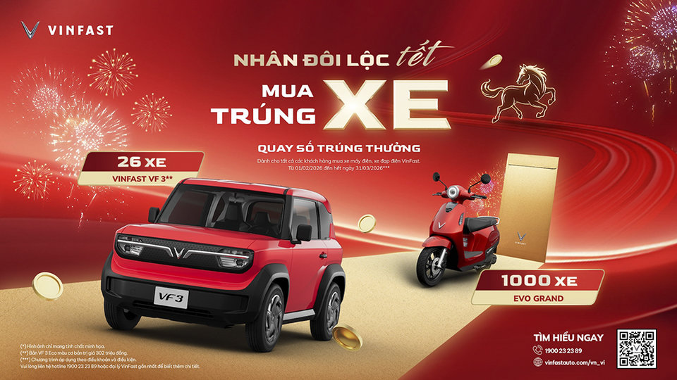 Chương trình khuyến mại VinFast Tết 2026