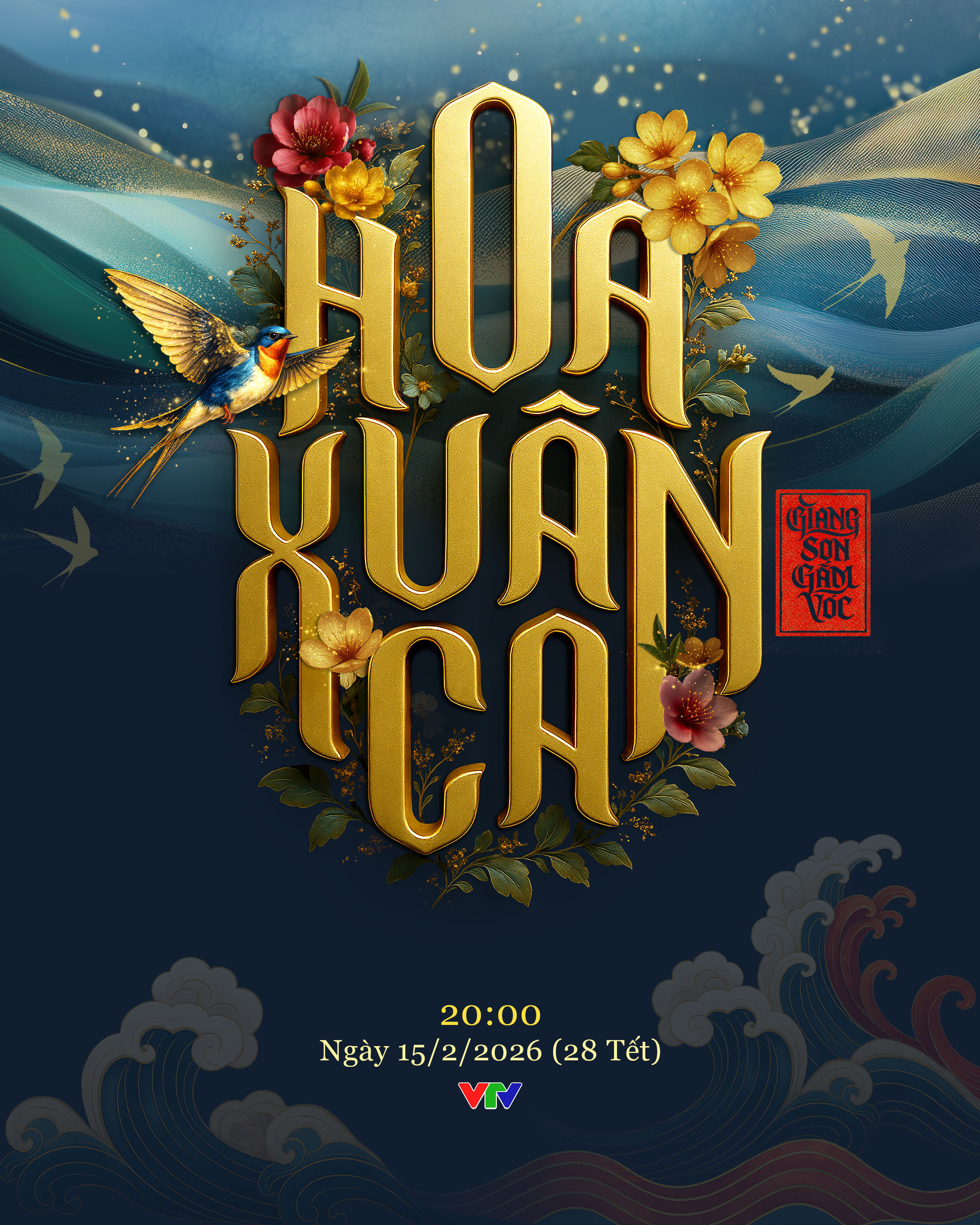 Biểu tượng hoa mai hoa đào của chương trình