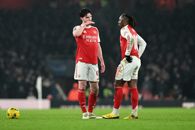 Nhiều CĐV Arsenal không hài lòng với màn thể hiện của số 41.