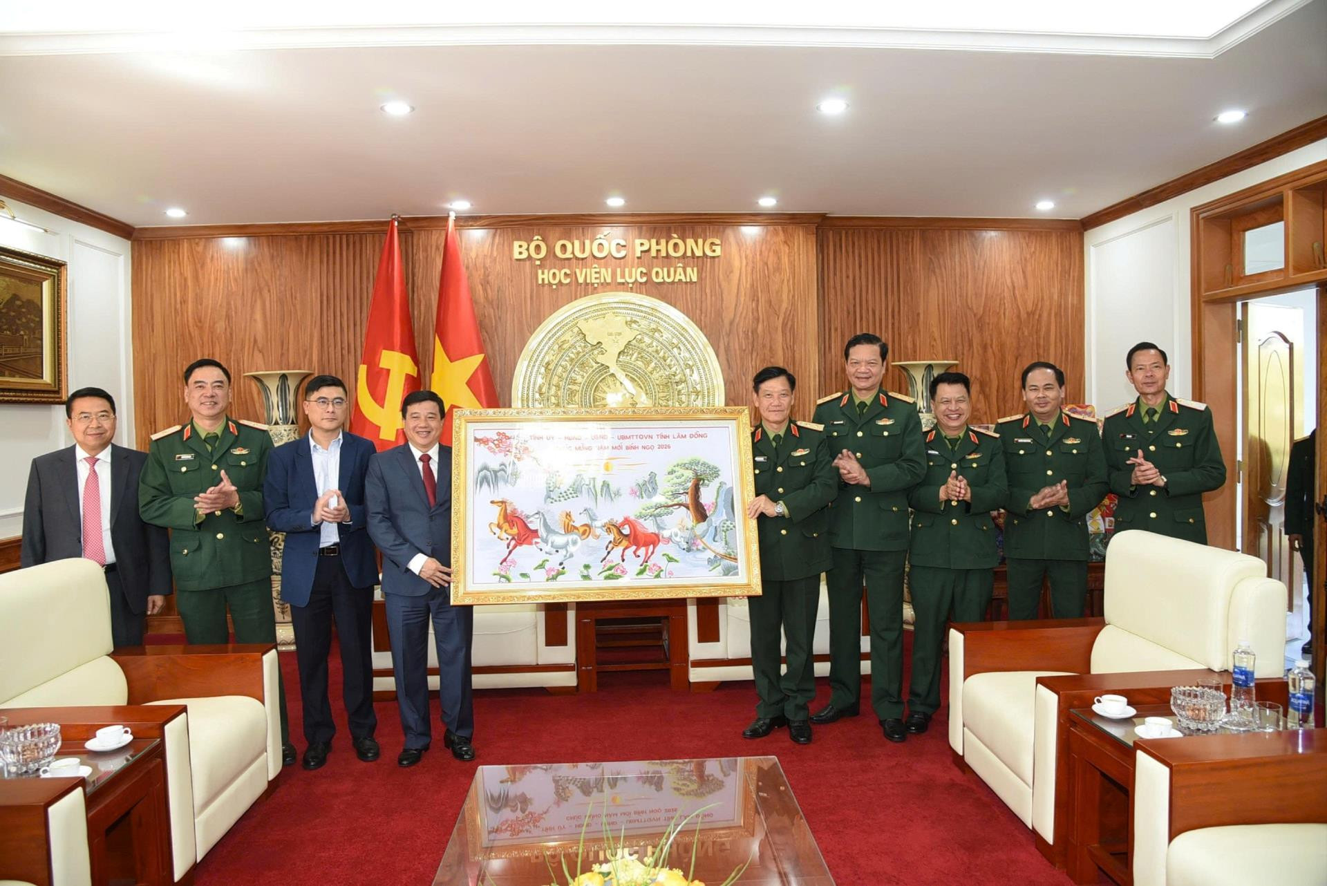 Học viện Lục quân xây dựng thế trận lòng dân vững chắc