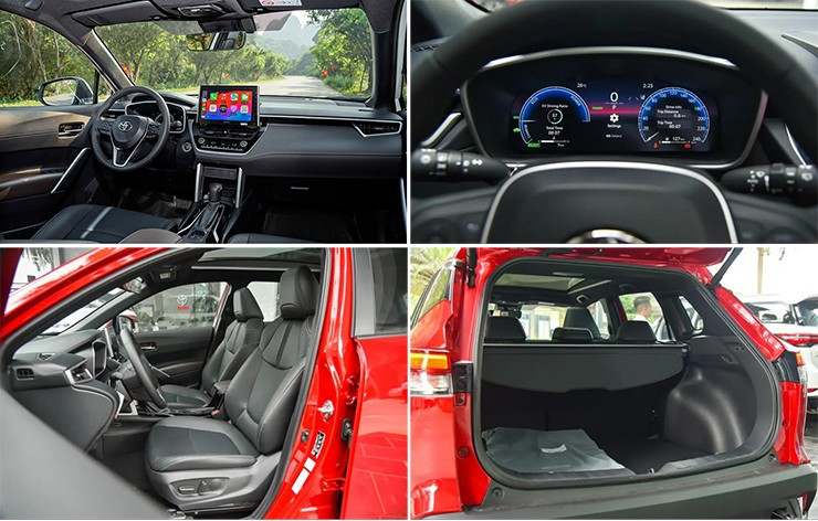 Màn hình trung tâm trên Toyota Corolla Cross 2026