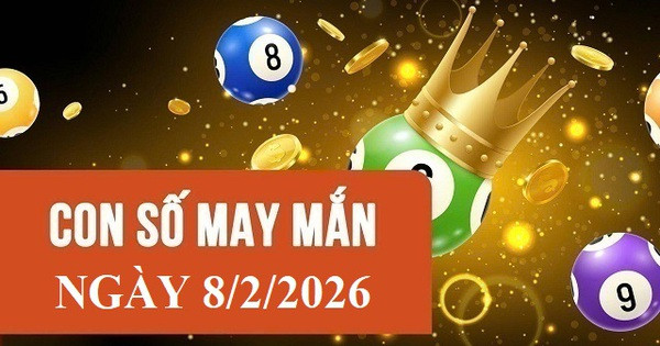 Con số may mắn hôm nay 8/2/2026 cho 12 con giáp và cung hoàng đạo