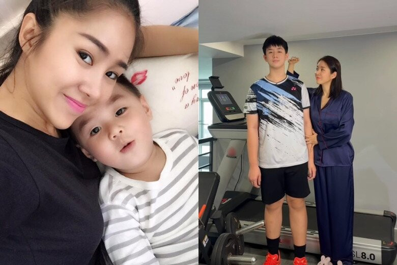 Lê Phương từng gặp khó khăn khi mới sinh con trai, phải gửi Cà Pháo cho bố mẹ để đi làm.