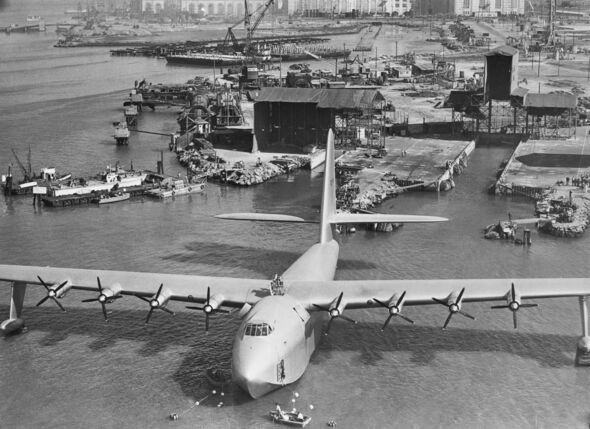 Spruce Goose trưng bày tại bảo tàng