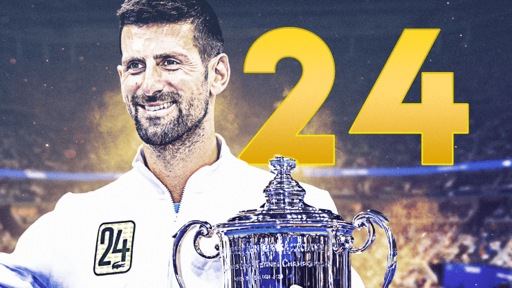 Novak Djokovic đang sở hữu 24 danh hiệu lớn và hướng tới cột mốc thứ 25