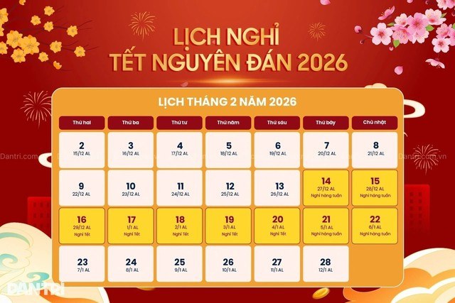 LỊCH NGHỈ TẾT NGUYÊN ĐÁN BÍNH NGỌ 2026 và các chỉ đạo tổ chức vui xuân, đón Tết- Ảnh 9.