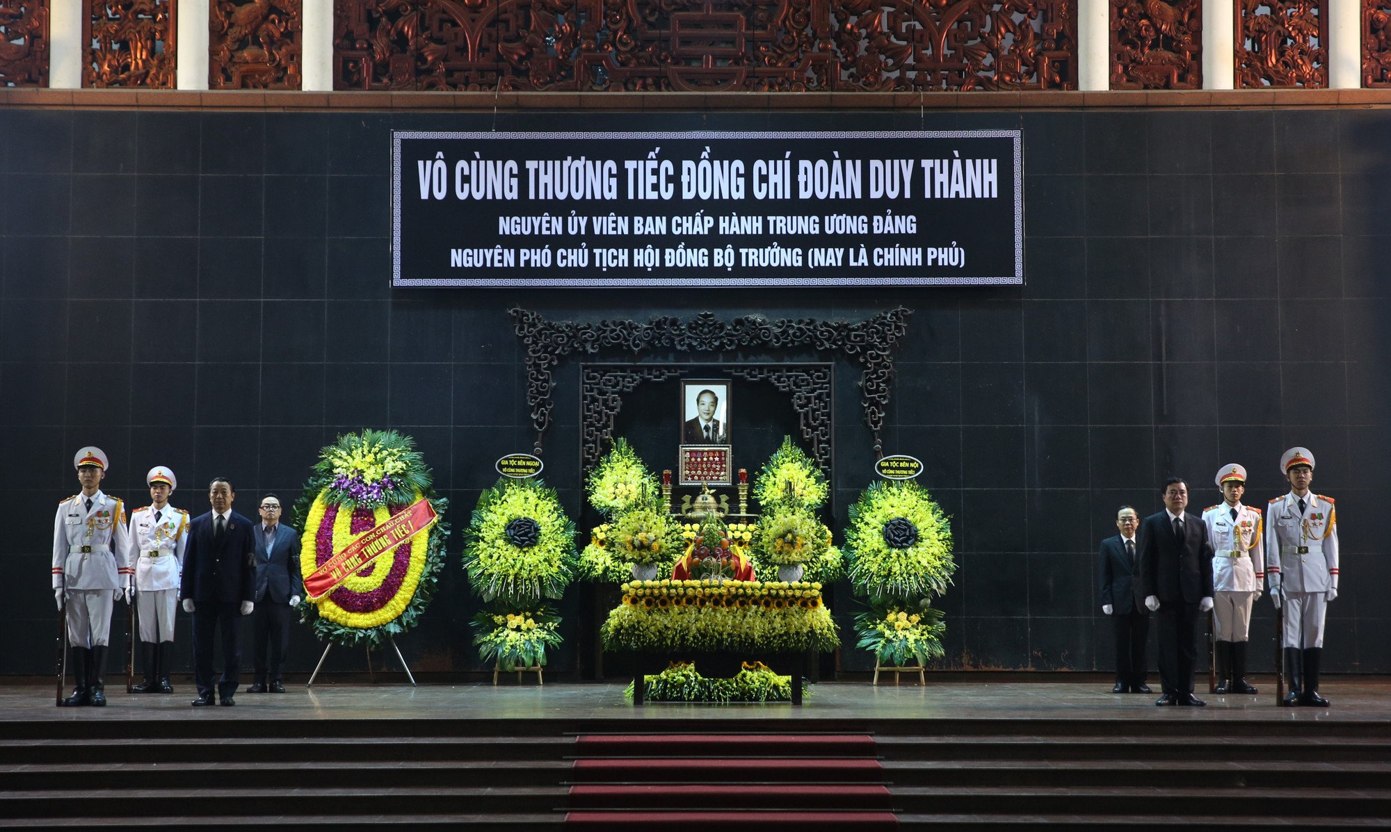 Lễ tang cấp Nhà nước nguyên Phó Chủ tịch Hội đồng Bộ trưởng Đoàn Duy Thành- Ảnh 1.