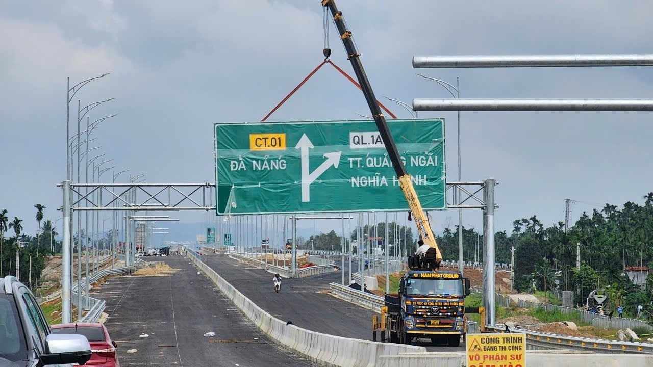 Chính thức thông xe cao tốc Quảng Ngãi - Hoài Nhơn