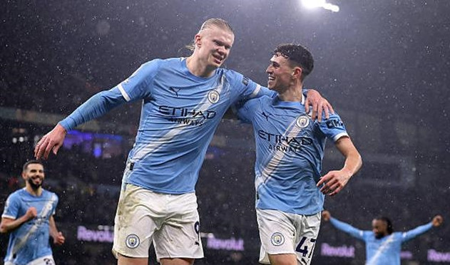 Manchester City giành chiến thắng áp đảo trước Fulham trên sân nhà Etihad.