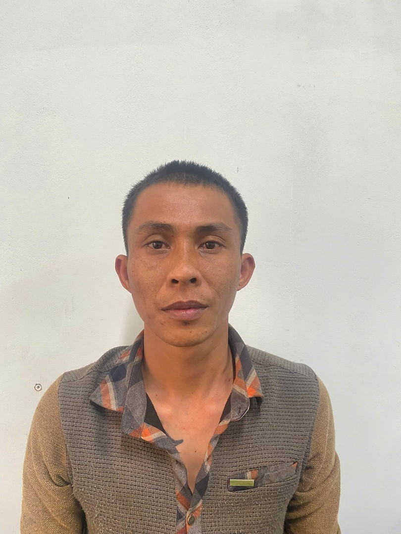 Đối tượng Trương Thanh Tưởng tại cơ quan công an