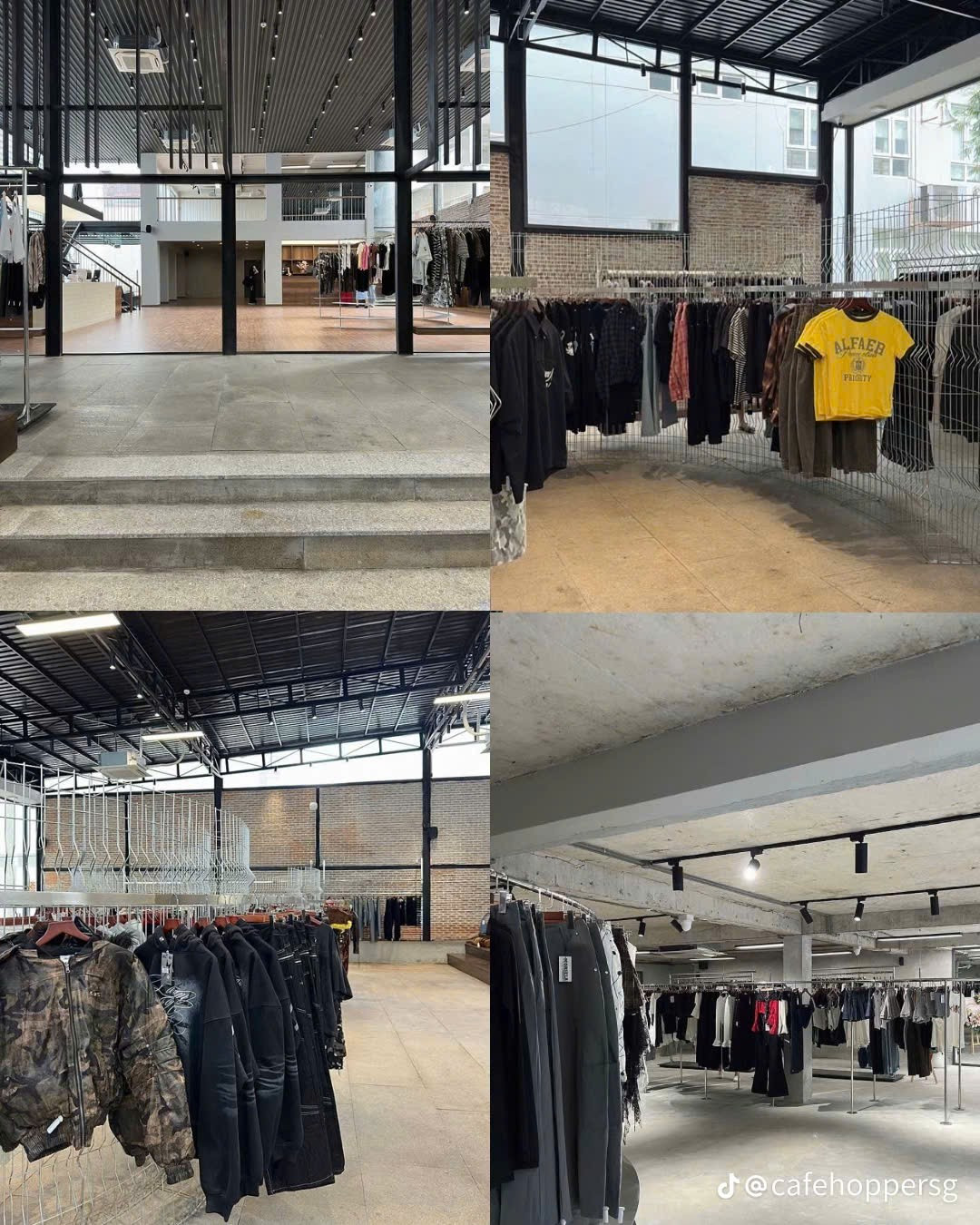 Khu vực trưng bày quần áo tại 11 Garmentory