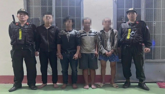 Các đối tượng bị bắt giữ trong chuyên án