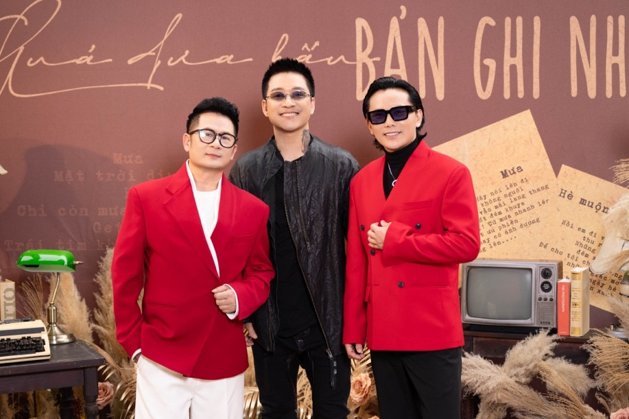 Sự xuất hiện của 3 thành viên Bằng Kiều, Tuấn Hưng và Anh Tú trong dự án tái hợp mới nhất.