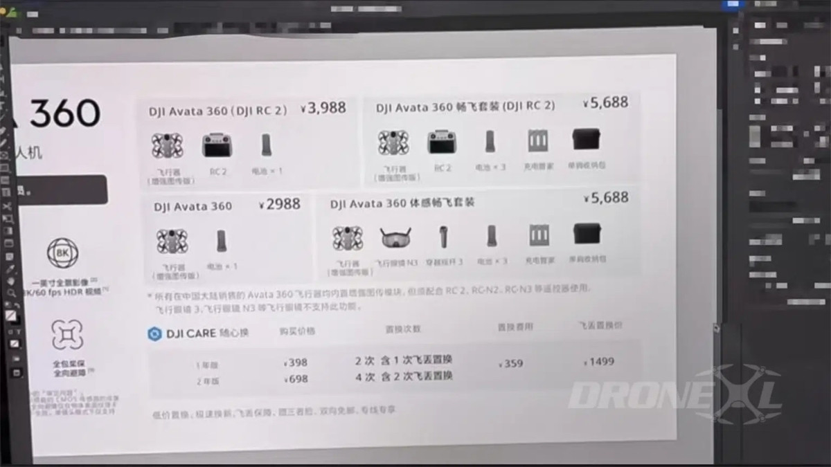 Video hướng dẫn sử dụng Avata 360 rò rỉ trong ứng dụng DJI Beta