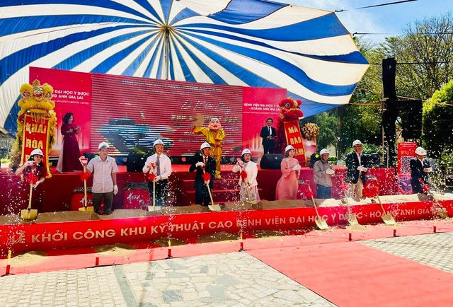 Lễ khởi công khu kỹ thuật cao Bệnh viện Đại học Y dược Hoàng Anh Gia Lai