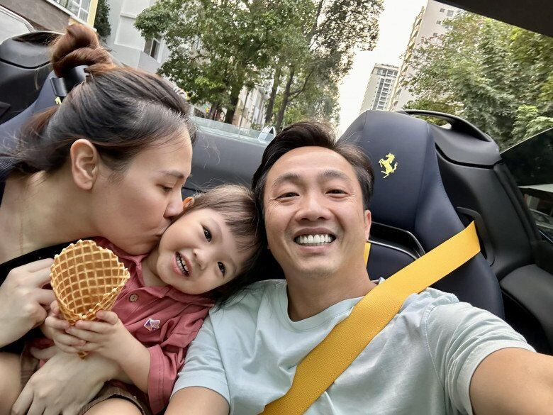 Cường Đô La rất yêu chiều các con.