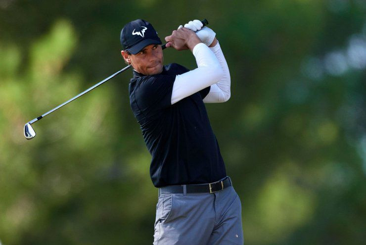 Huyền thoại Rafael Nadal thi đấu môn golf sau khi giải nghệ quần vợt