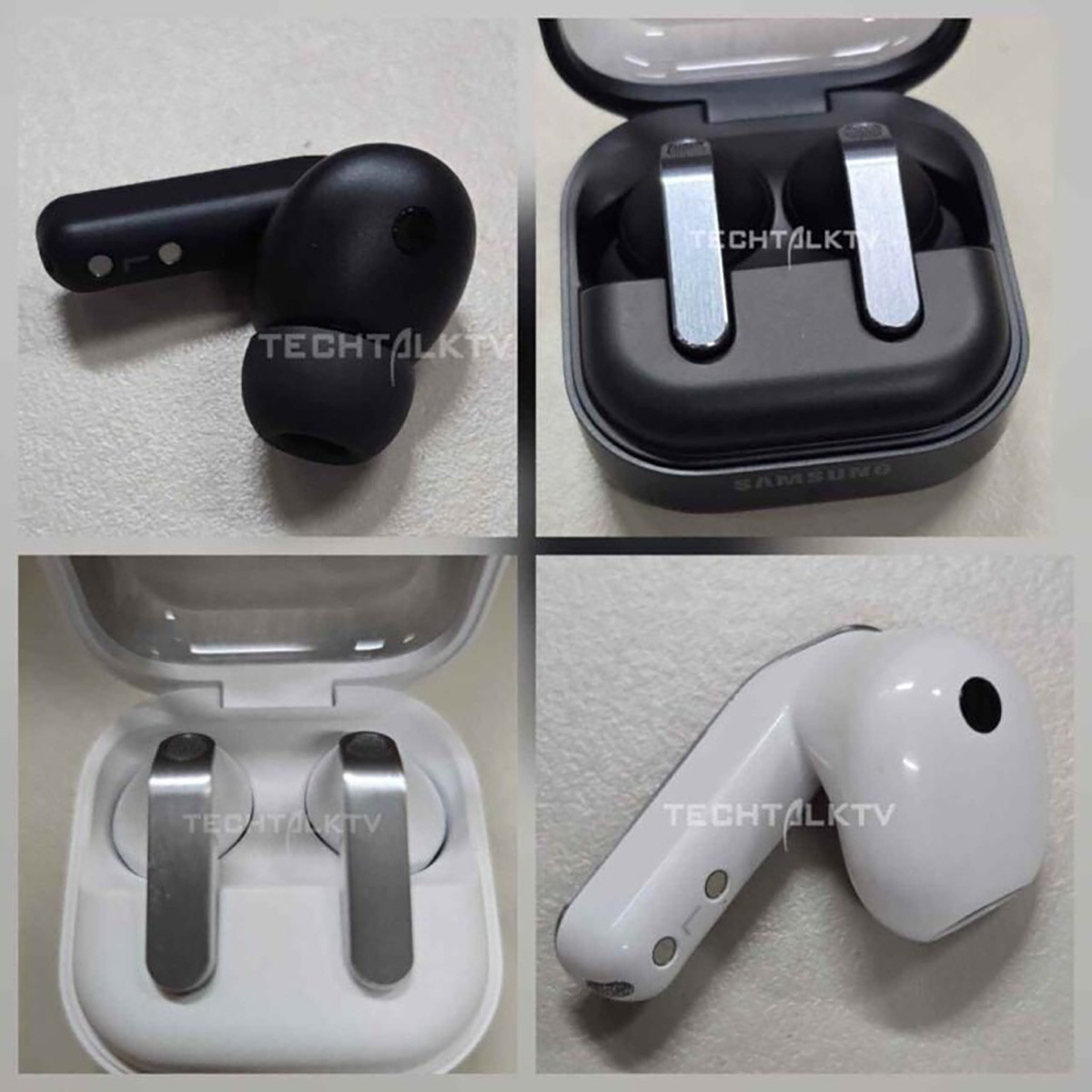 Ảnh thực tế Galaxy Buds 4 có thấy thiết kế hiện đại