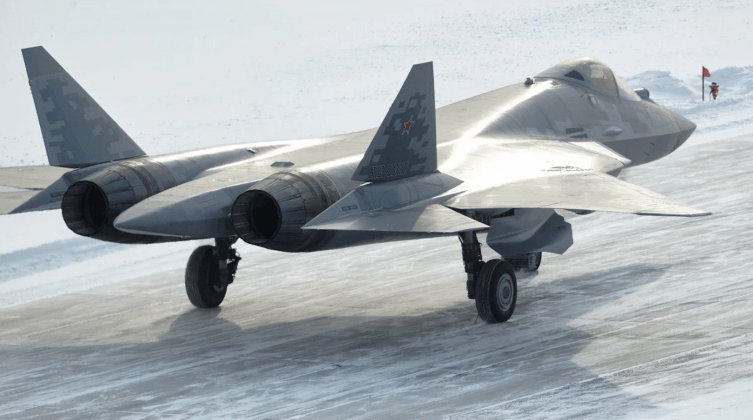 Tiêm kích thế hệ thứ năm Su-57 của Nga.