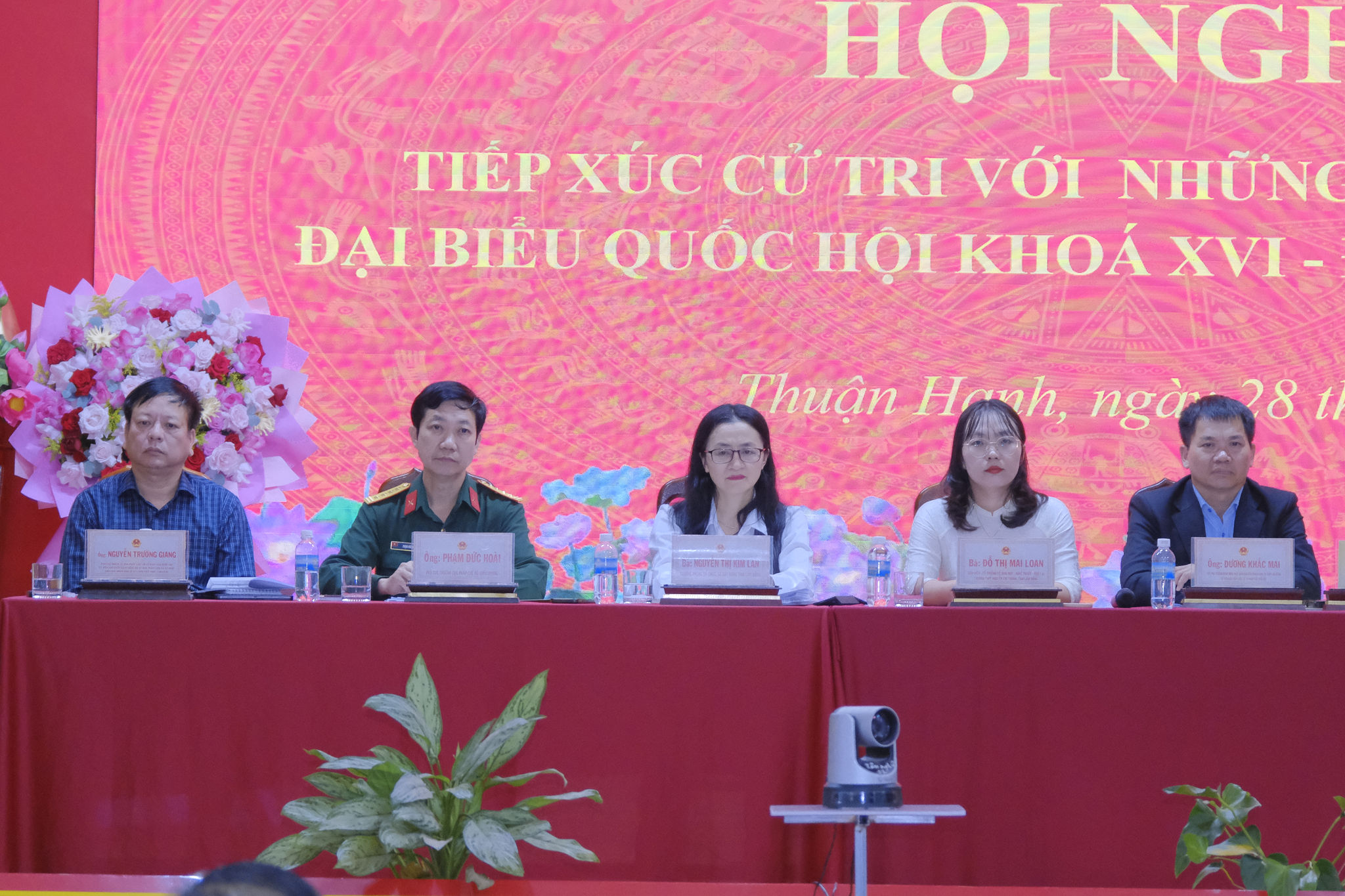 Những người ứng cử đại biểu Quốc hội khoá XVI - Đơn vị bầu cử số 6