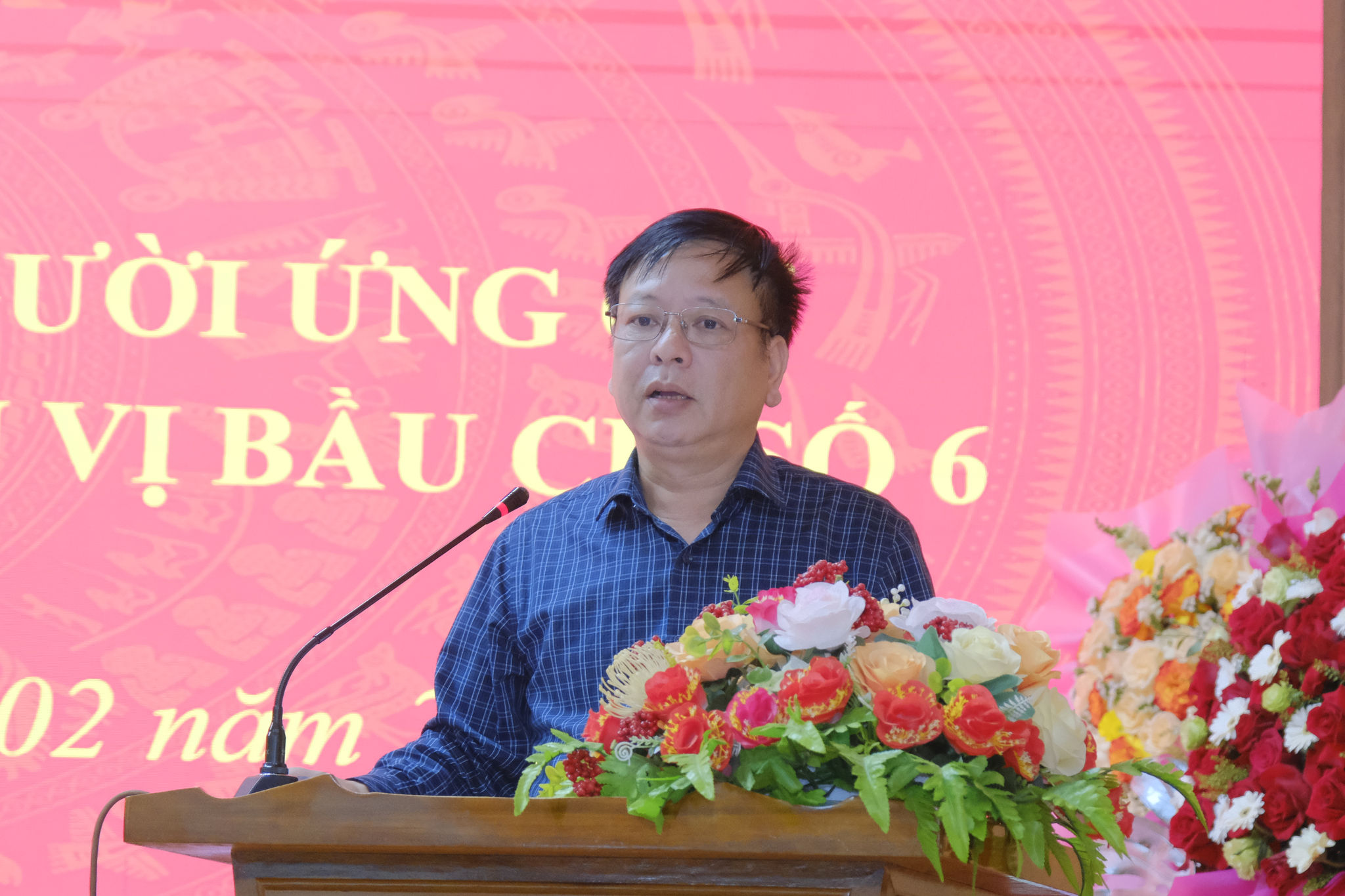 Ông Nguyễn Trường Giang, Phó Chủ nhiệm Ủy ban Pháp luật và Tư pháp của Quốc hội trình bày chương trình hành động