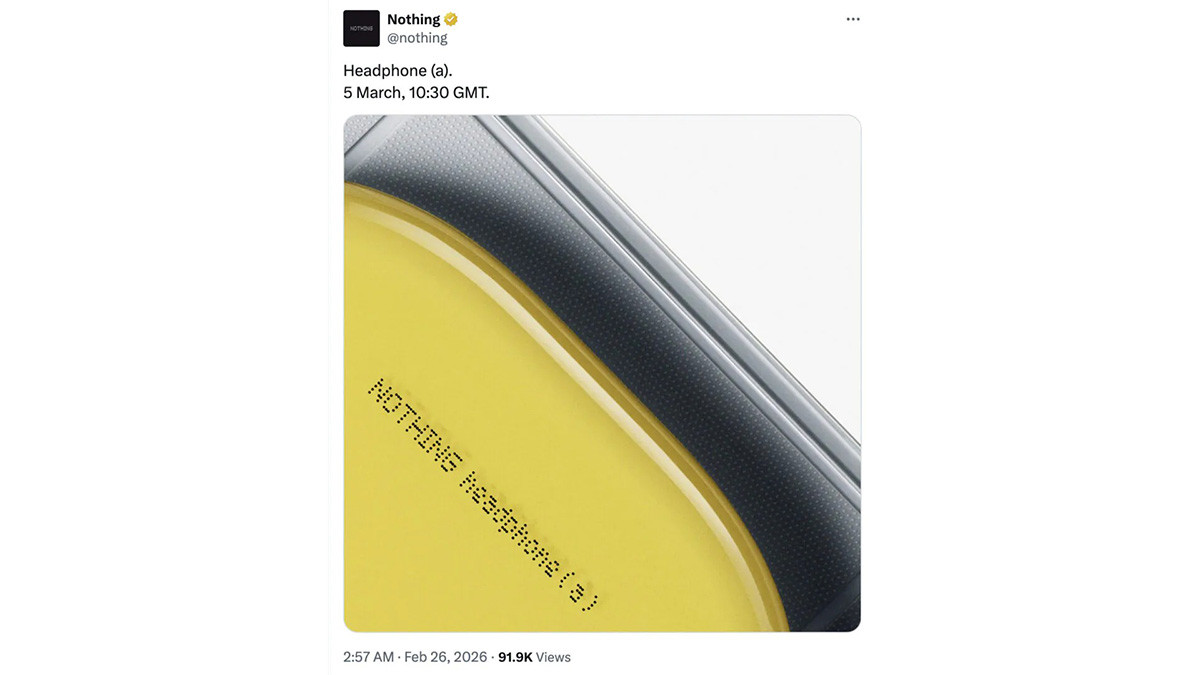 Nothing chia sẻ teaser về tai nghe Nothing Headphone (a)