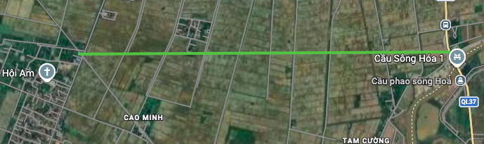 Hình ảnh thực địa tuyến đường mới