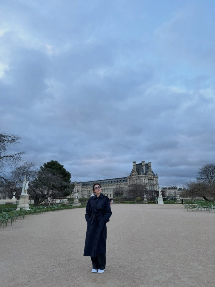 Tăng Thanh Hà check-in tại vườn Tuileries với bề dày lịch sử hơn 500 năm.