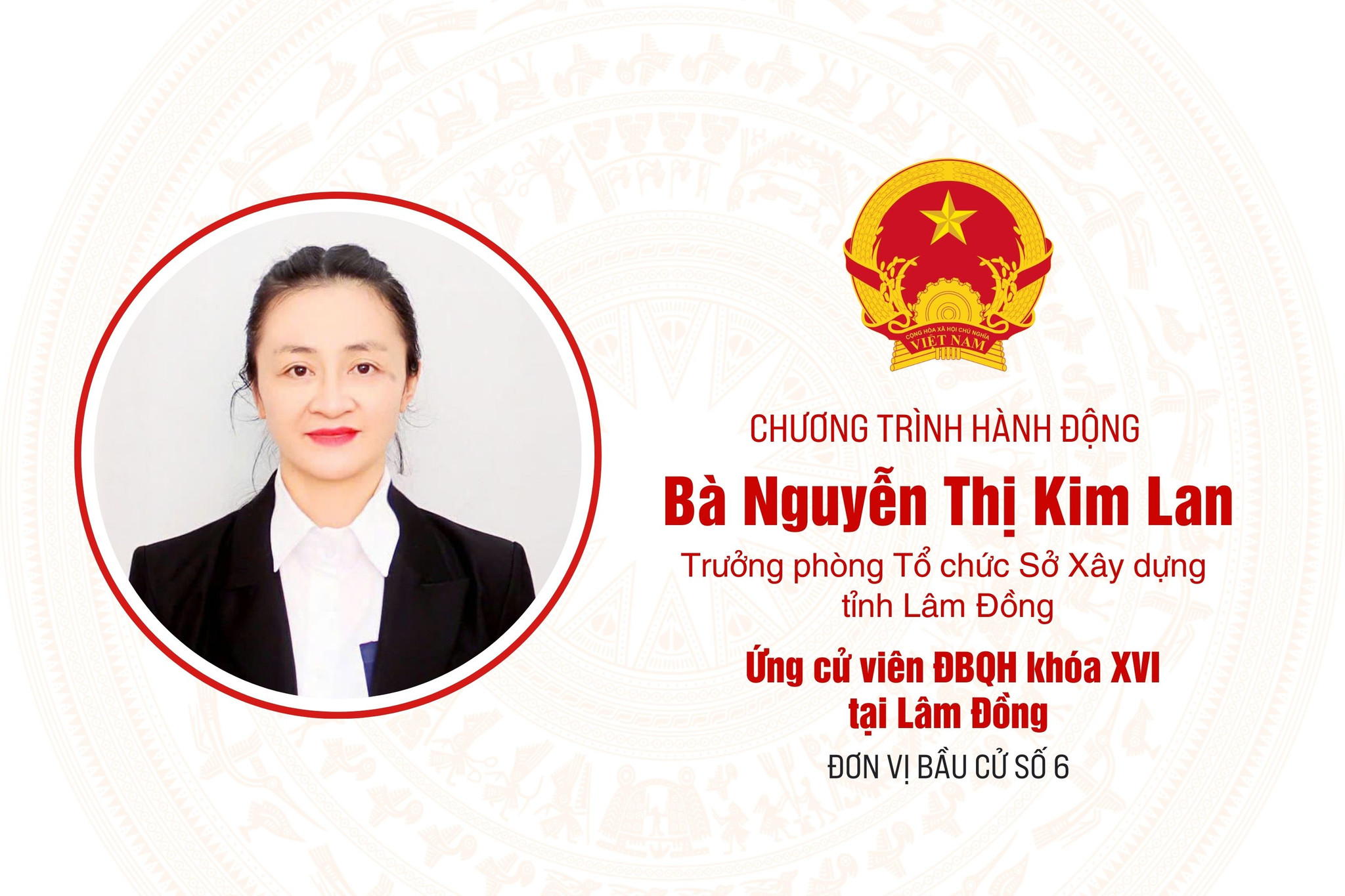 Bà Nguyễn Thị Kim Lan pc