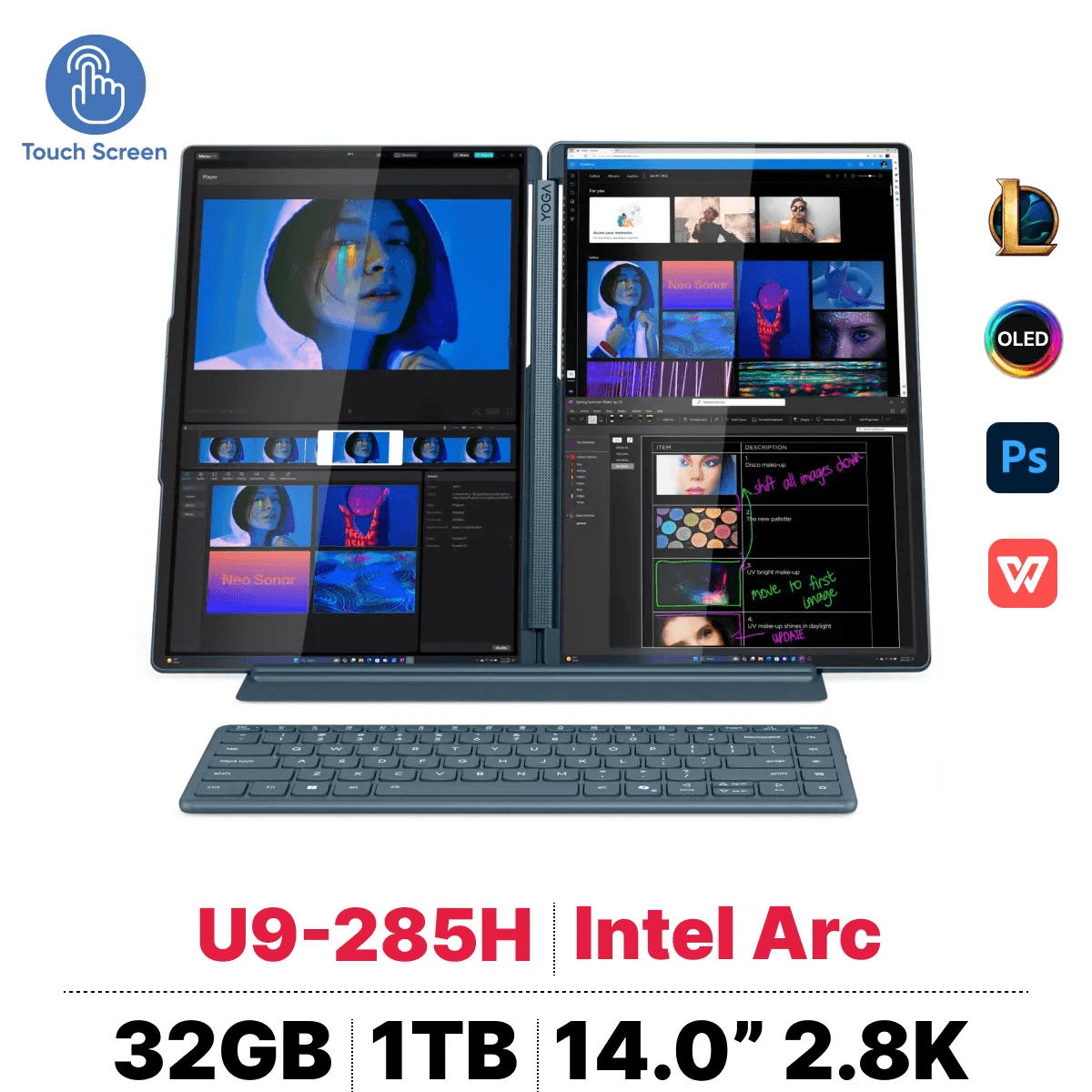 Laptop Lenovo Yoga Book 9 tại CellphoneS