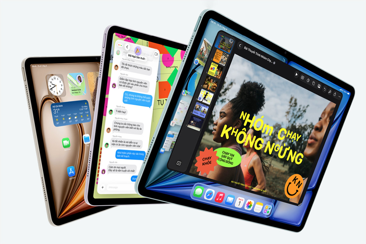 iPad Air mới ra mắt với chip M4 mạnh mẽ