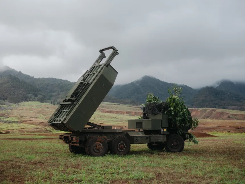 Hệ thống HIMARS trong một cuộc tập trận của quân đội Mỹ