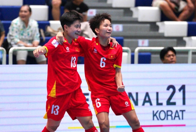 Futsal nữ Việt Nam đánh bại Indonesia 4-1 trong trận tranh huy chương đồng Đông Nam Á 2026.