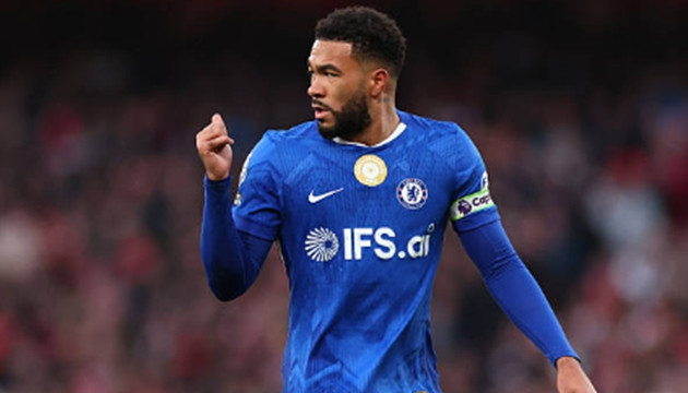 Hậu vệ Reece James trong nỗ lực hỗ trợ tấn công
