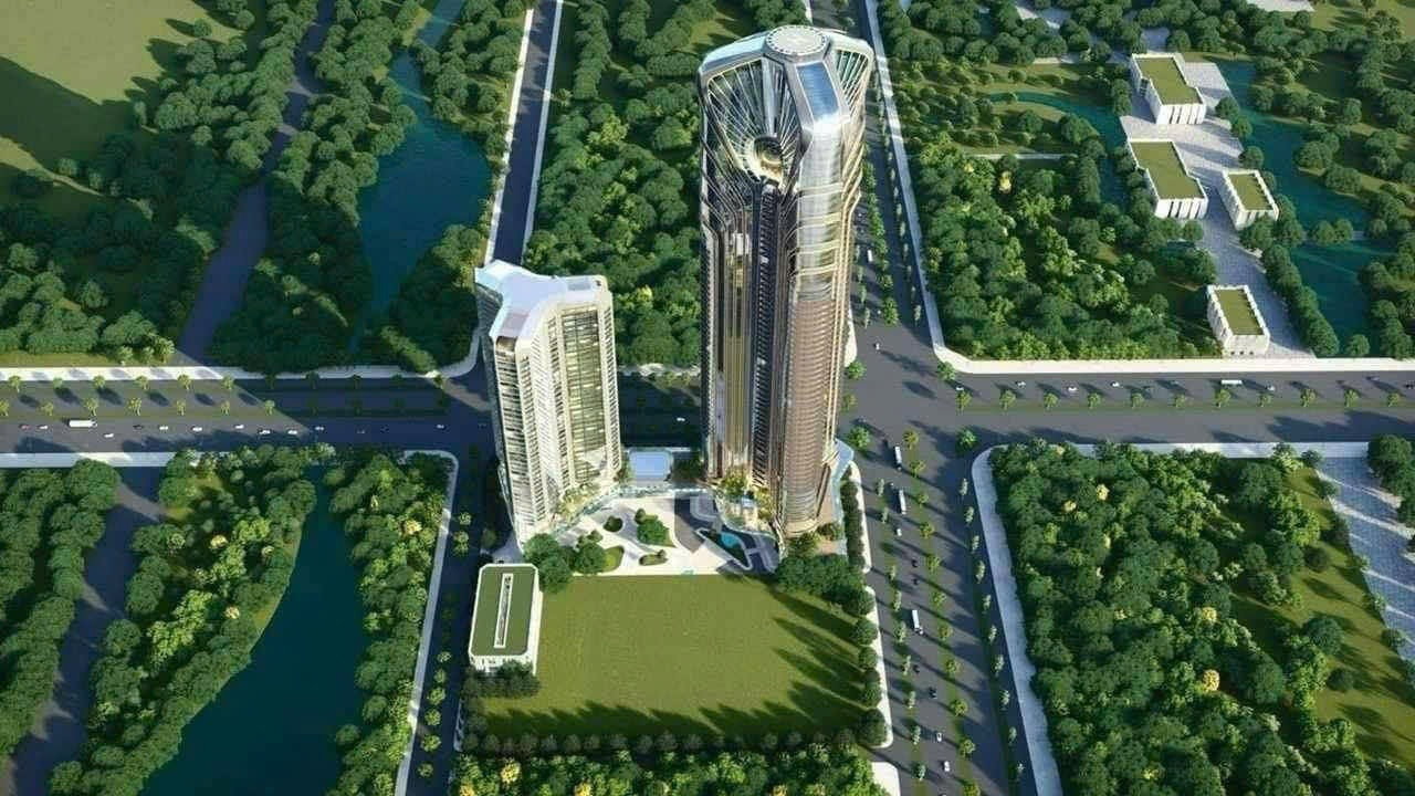 Tòa tháp Dragon Jade 75 cao 388m dự kiến trở thành một trong những tòa nhà cao nhất Việt Nam