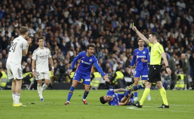 Real Madrid bất ngờ nhận thất bại trước Getafe ngay trên sân nhà Bernabeu.