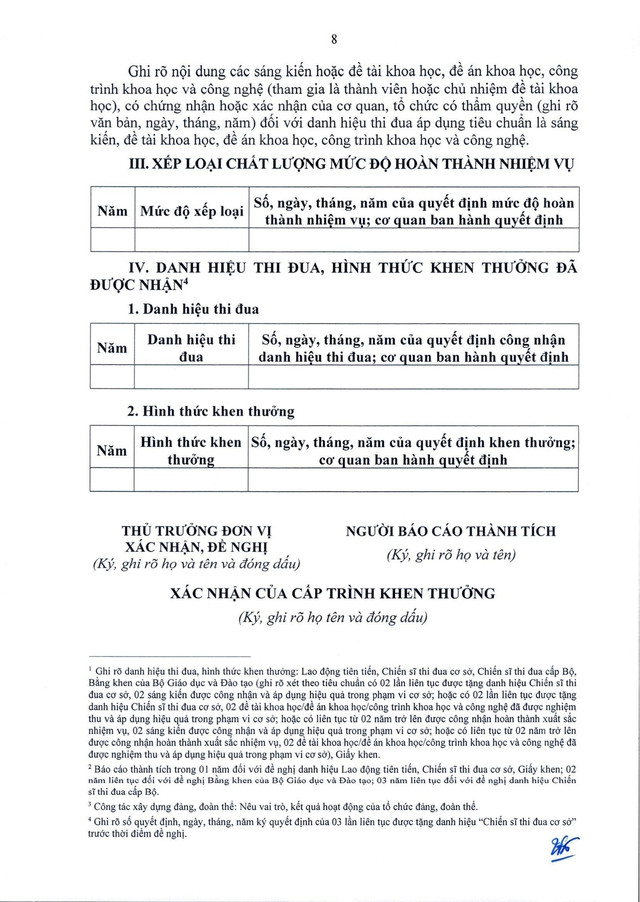 TOÀN VĂN: Thông tư 07/2026/TT-BGDĐT về lĩnh vực thi đua, khen thưởng với ngành Giáo dục- Ảnh 32.