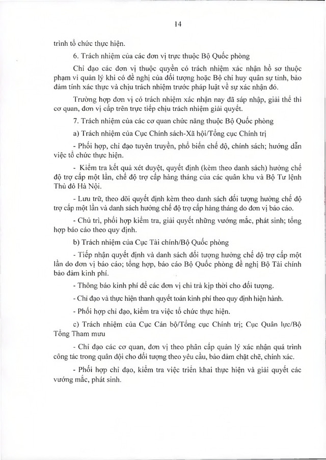 Chế độ với quân nhân tham gia kháng chiến chống Mỹ, dưới 20 năm trong quân đội đã xuất ngũ- Ảnh 14.