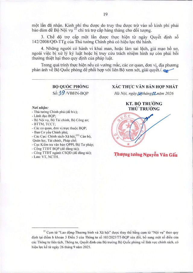 Chế độ với quân nhân tham gia kháng chiến chống Mỹ, dưới 20 năm trong quân đội đã xuất ngũ- Ảnh 19.