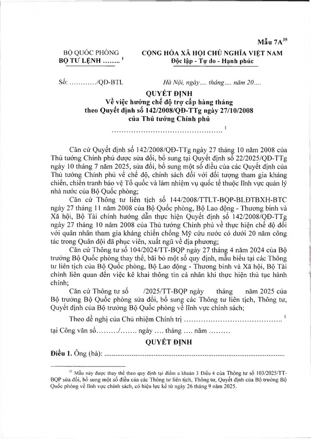 Chế độ với quân nhân tham gia kháng chiến chống Mỹ, dưới 20 năm trong quân đội đã xuất ngũ- Ảnh 37.