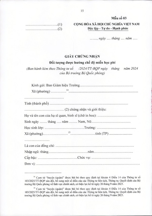 Chế độ, chính sách với hạ sĩ quan, binh sĩ tại ngũ, xuất ngũ; thân nhân hạ sĩ quan, binh sĩ tại ngũ- Ảnh 15.