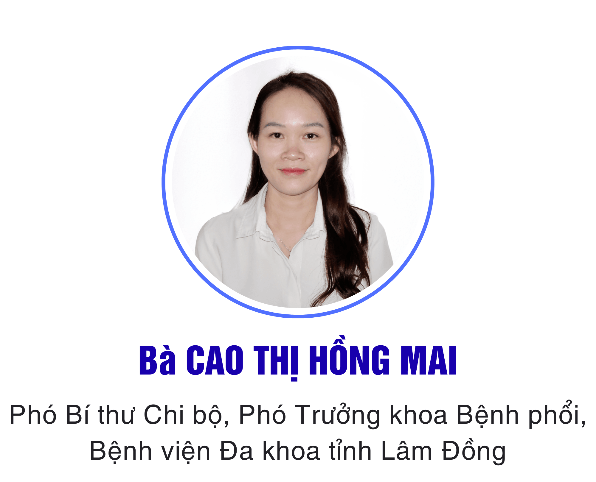 Bà CAO THỊ HỒNG MAI