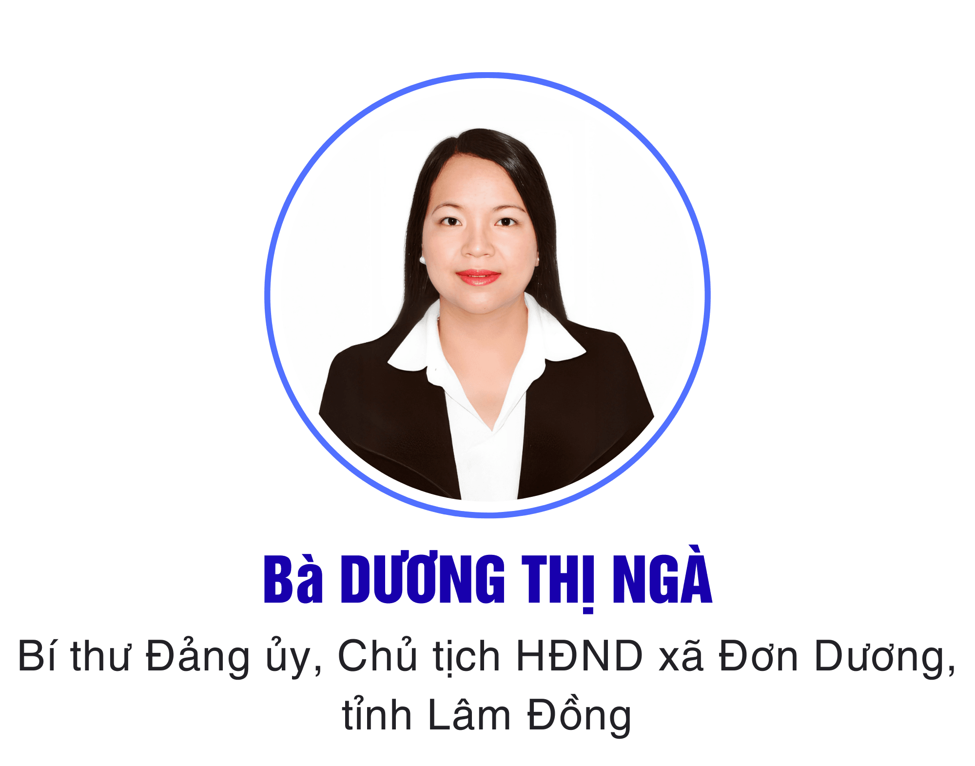 Bà DƯƠNG THỊ NGÀ