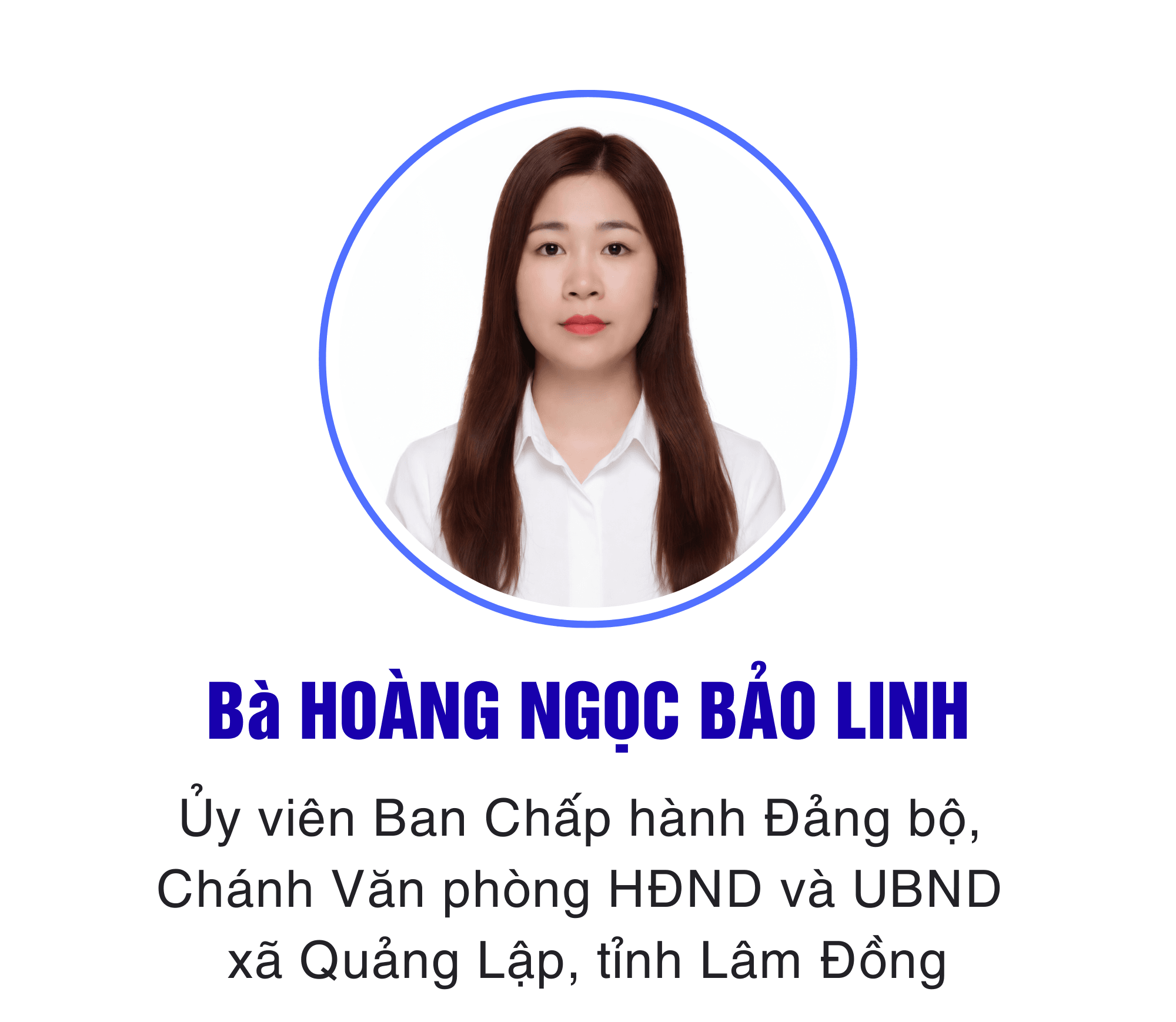 Bà HOÀNG NGỌC BẢO LINH