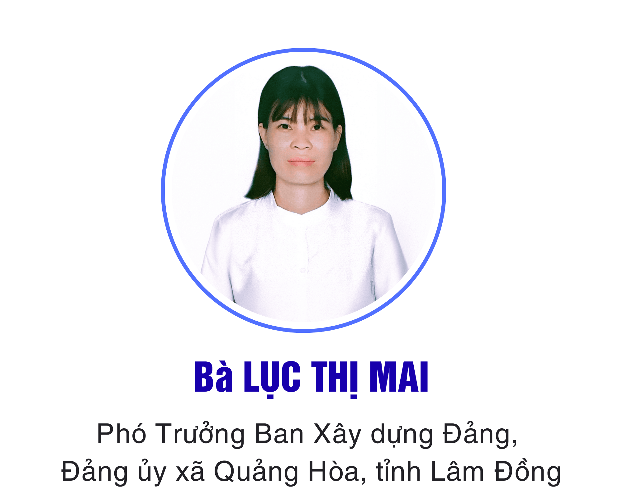 Bà LỤC THỊ MAI