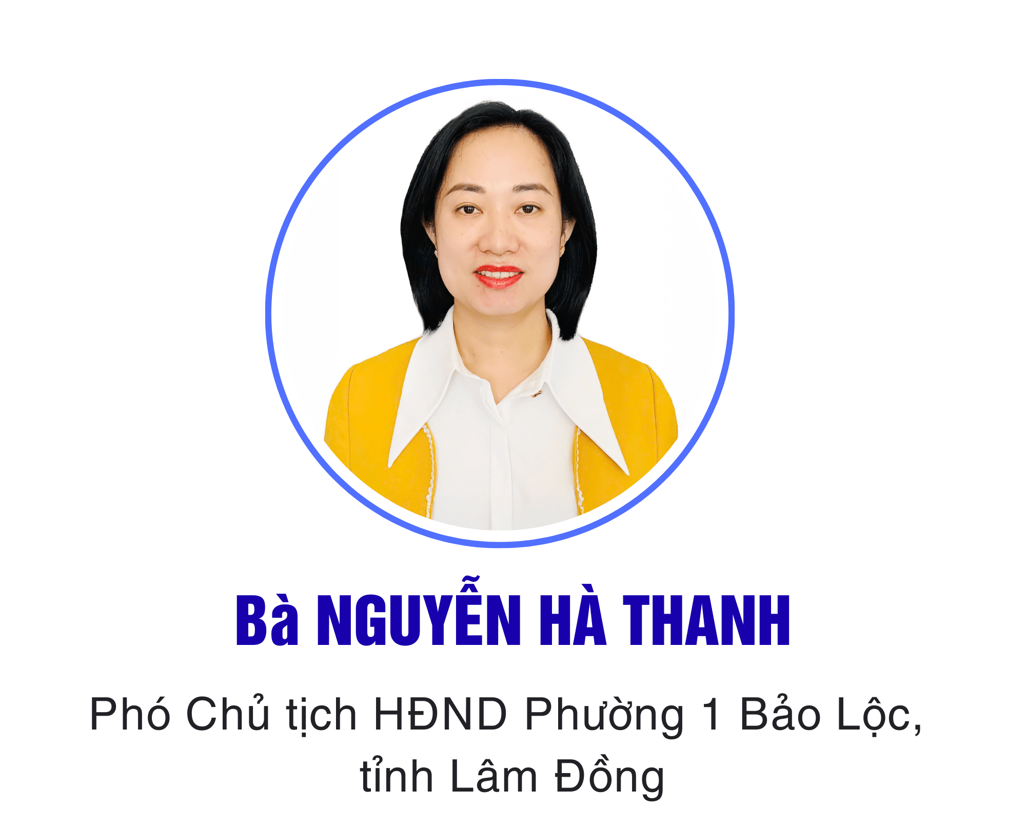 Bà NGUYỄN HÀ THANH